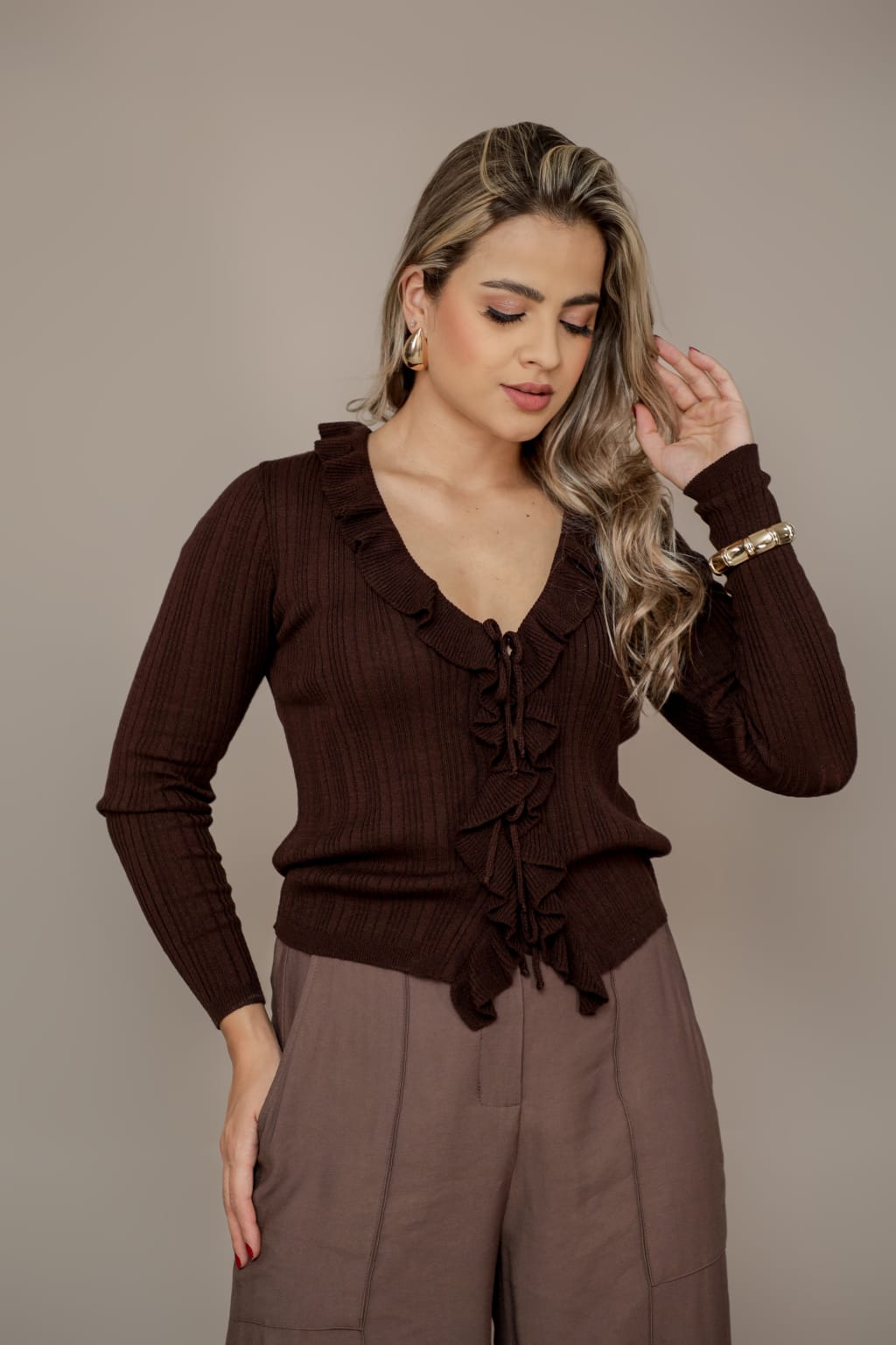 Blusa Tricot Manu