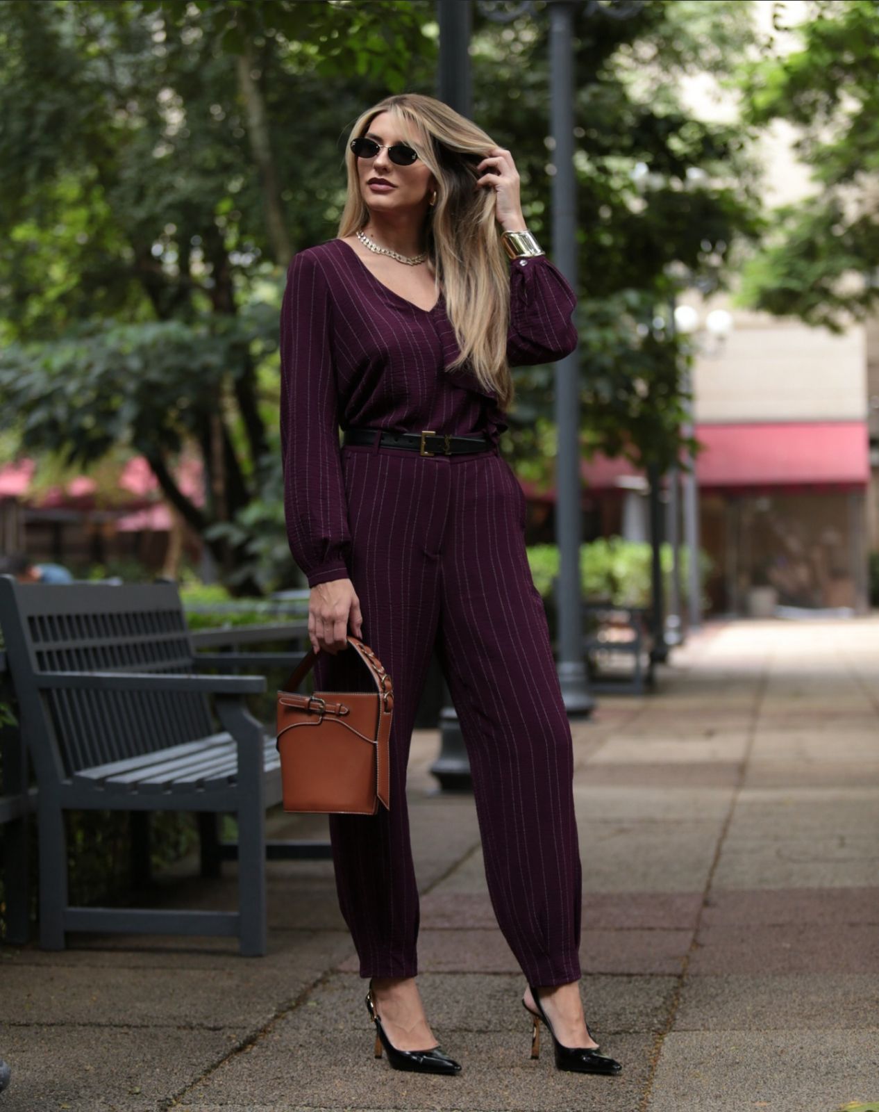 Calça Duda Vinho