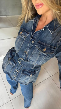 Parka Jeans C/Cinto